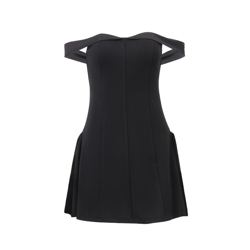 Off-shoulder Slim High Class Elegant Evening Dress
