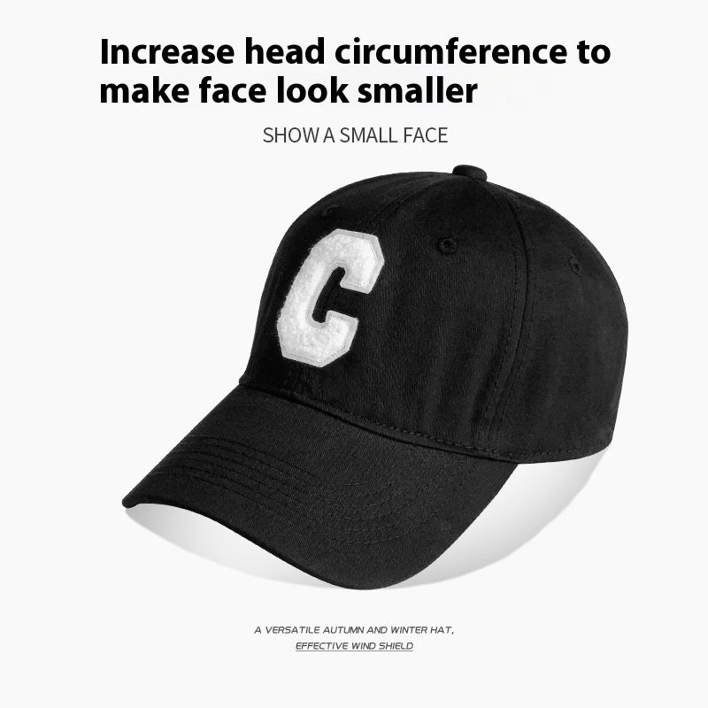 65cm Big Head Circumference Baseball Cap Female Face Little Wild