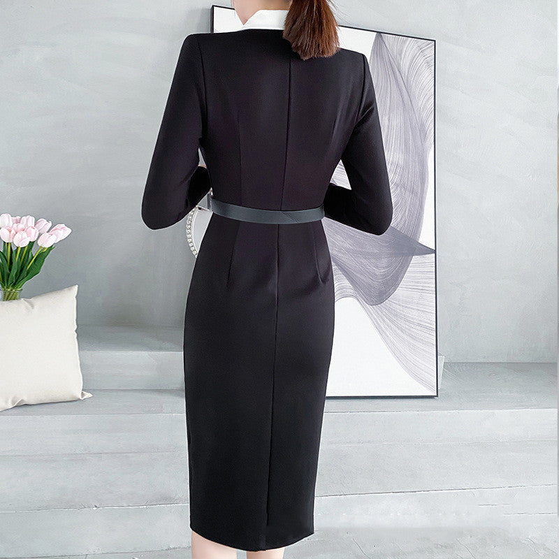 Dress Suit Skirt Buttocks Wrapped