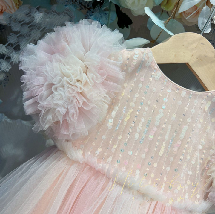 Girl Princess Foreign Style Dress Skirt Rainbow