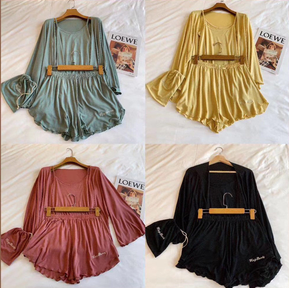 Ice Cream Pajamas 4Piece Set Modal