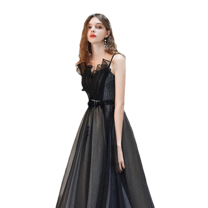 Small People Show Thin Student Art Test Temperament Socialite Banquet Dress - JOcaste