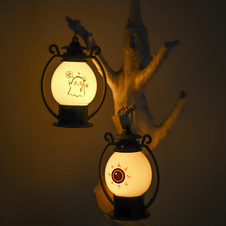 Halloween Portable Pumpkin Lamp Decorative Ornaments Barn Lantern