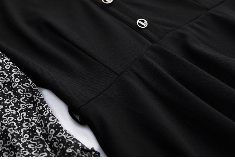 Spring Style Gentle V-Neck Dress