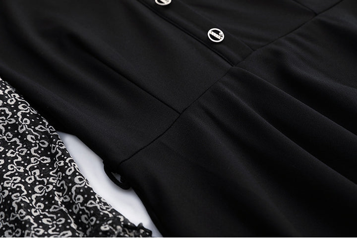 Spring Style Gentle V-Neck Dress