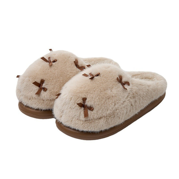 Plush-Lined Slippers for Women – Cozy & Cute Indoor Footwear