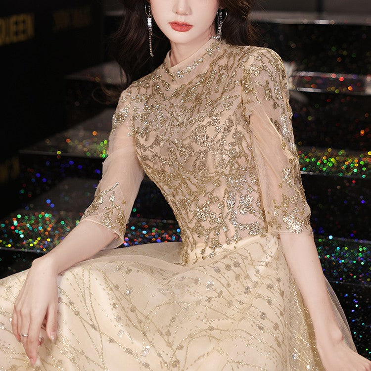 Evening Dress Host's Light Luxury And Advanced Sense - JOcaste