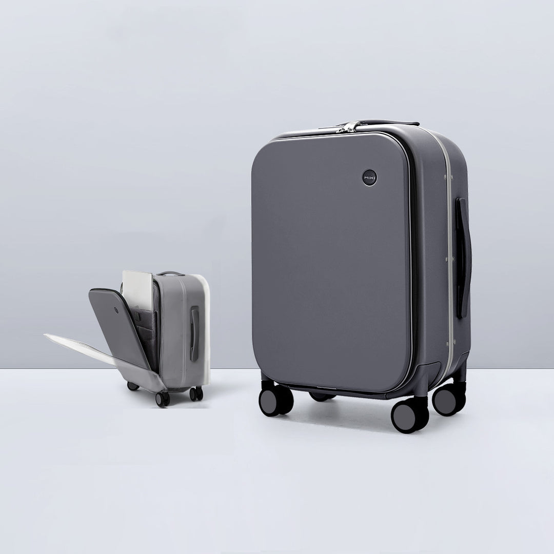 Men’s Lightweight Aluminum Frame Trolley Case – Durable with Quick Access