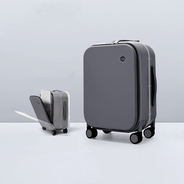 Men’s Lightweight Aluminum Frame Trolley Case – Durable with Quick Access