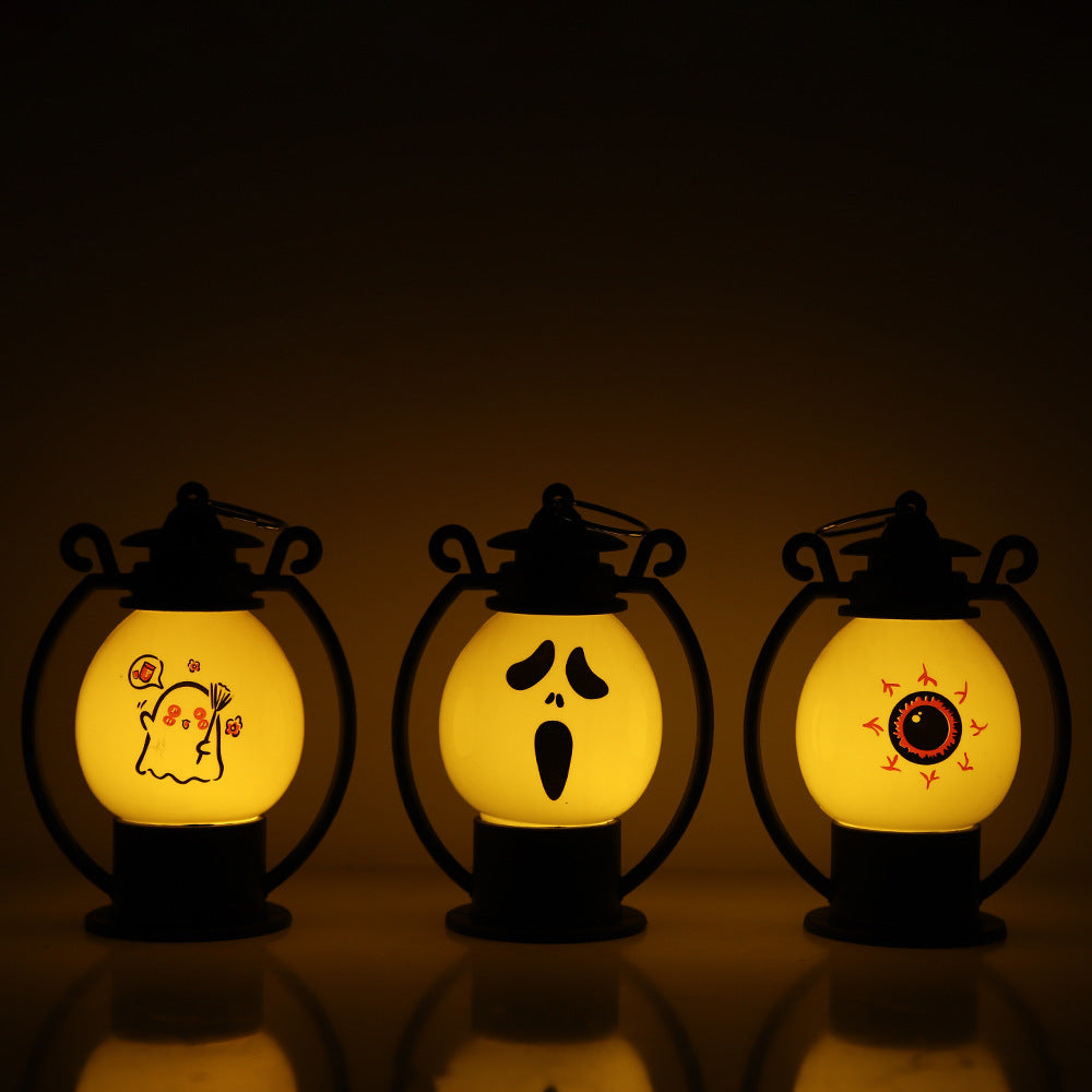 Halloween Portable Pumpkin Lamp Decorative Ornaments Barn Lantern