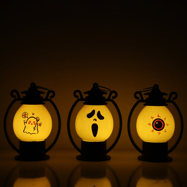 Halloween Portable Pumpkin Lamp Decorative Ornaments Barn Lantern