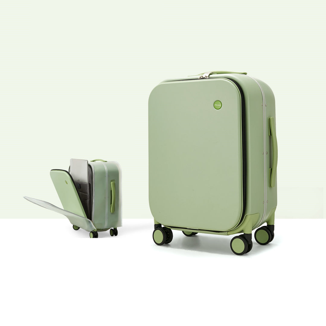 Men’s Lightweight Aluminum Frame Trolley Case – Durable with Quick Access