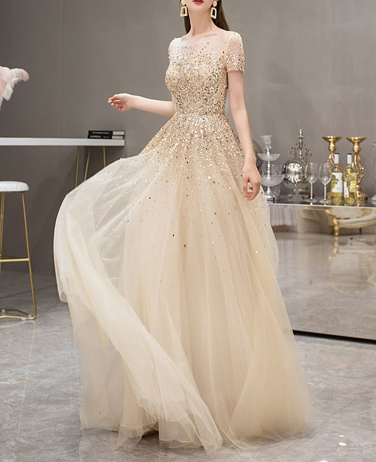 Long Host Dress Women's Light Luxury