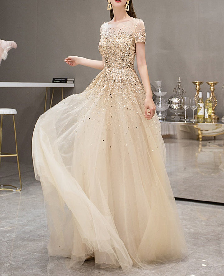 Long Host Dress Women's Light Luxury