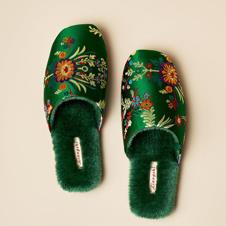 Ethnic Embroidered Warm Shoes for Women - Stylish & Comfortable, Sizes 36-45