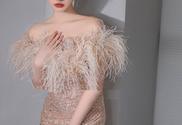 Evening Dress Banquet Atmosphere Fishtail Long